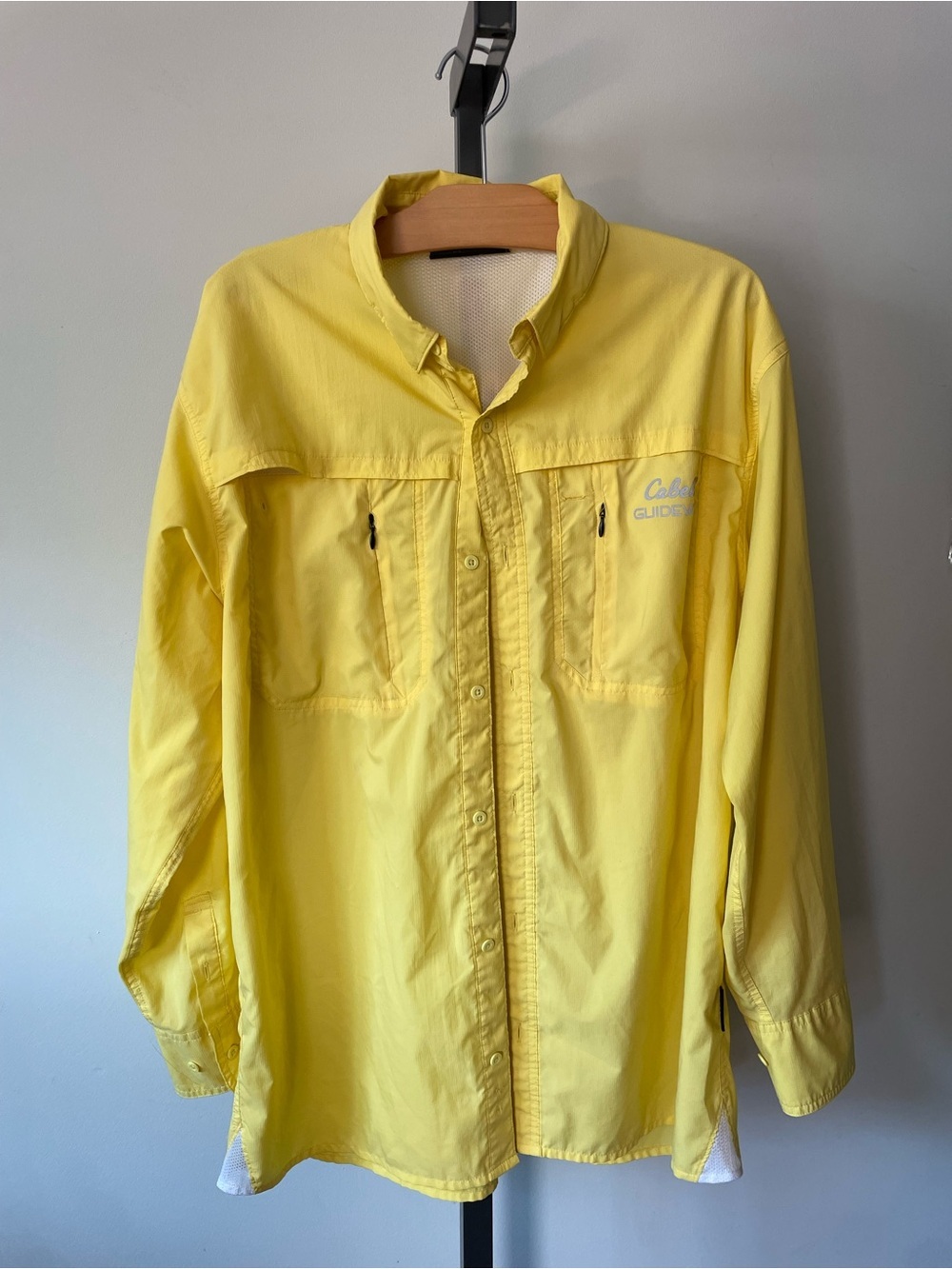Cabelas Guidewear Fishing Outdoor Shirt UPF 50 Sun Protection Mens Large